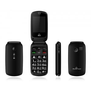 POWERTECH Κινητό Τηλέφωνο Sentry IV PTM-16, SOS Call, με φακό, μαύρο | Mobile Συσκευές | elabstore.gr