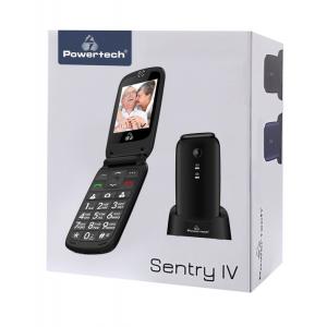 POWERTECH Κινητό Τηλέφωνο Sentry IV PTM-17, SOS Call, με φακό, μπλε | Mobile Συσκευές | elabstore.gr