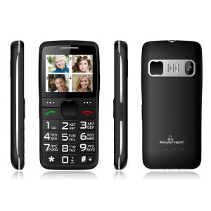 POWERTECH Κινητό Τηλέφωνο Sentry Eco PTM-18, SOS Call, με φακό, μαύρο | Mobile Συσκευές | elabstore.gr