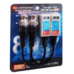 Παθητικό Video Balun ST-HD03C για κάμερες 3/4/5/8MP | Κλειστό Κύκλωμα CCTV | elabstore.gr