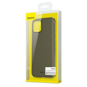 BASEUS θήκη Wing για iPhone 11 WIAPIPH61S-01, μαύρη | Αξεσουάρ κινητών | elabstore.gr