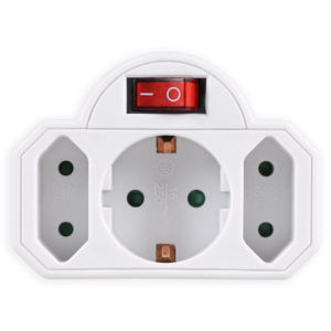 SONORA PAW121 ΛΕΥΚΟΣ ΑΝΤΑΠΤΟΡΑΣ ΣΟΥΚΟ + ΔΙΠΟΛΙΚΟΣ 2Θ ΜΕ ΔΙΑΚΟΠΤΗ | ΦΩΤΙΣΜΟΣ / ΗΛΕΚΤΡΟΛΟΓΙΚΑ | elabstore.gr