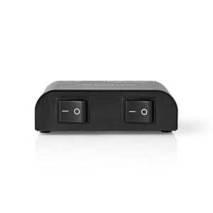 NEDIS ASWI2602BK Speaker Control Box 2-Way Terminal Clamp Black | ΕΙΚΟΝΑ / ΗΧΟΣ | elabstore.gr