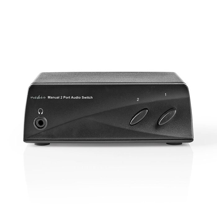 NEDIS ASWI2402BK Analogue Audio Switch 2x RCA Stereo Input 1x RCA Stereo Output+ | eLabstore.gr NEDIS ASWI2402BK Analogue Audio Switch 2x RCA Stereo Input 1x RCA Stereo Output+ | ΕΙΚΟΝΑ / ΗΧΟΣ | elabstore.gr