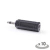NEDIS CAGP22934BK Mono Audio Adapter 3.5 mm Male - 6.35 mm Female 10 pieces Blac | ΚΑΛΩΔΙΑ / ADAPTORS | elabstore.gr