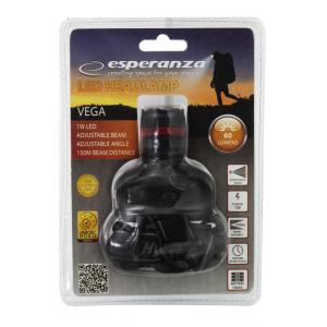 ESPERANZA φακός κεφαλής Vega EOT002, 1W, 60 lumens, μαύρος | eLabstore.gr ESPERANZA φακός κεφαλής Vega EOT002, 1W, 60 lumens, μαύρος | Φωτισμός | elabstore.gr