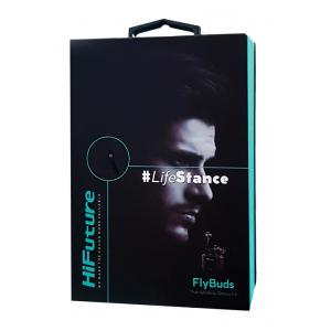 HIFUTURE earphones FlyBuds, true wireless, με θήκη φόρτισης, μαύρα | Αξεσουάρ κινητών | elabstore.gr