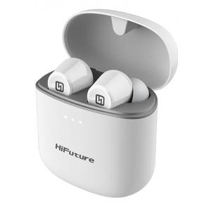 HIFUTURE earphones FlyBuds, true wireless, με θήκη φόρτισης, λευκά | Αξεσουάρ κινητών | elabstore.gr
