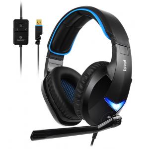 SADES Gaming Headset Wand SA-914-BL, 7.1CH, USB, 40mm ακουστικά | Συνοδευτικά PC | elabstore.gr