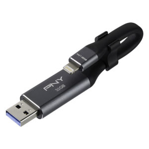 PNY P-FDI32GLA02GC-RB OTG DUO-LINK 3.0 32GB/FOR APPLE DEVICES CABLE DESIGN | ΠΕΡΙΦΕΡΕΙΑΚΑ Η/Υ & LAPTOP | elabstore.gr