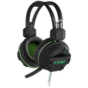 NOD G-HDS-002 GAMING HEADSET BLACK RUBBER WITH GREEN LED | ΠΕΡΙΦΕΡΕΙΑΚΑ Η/Υ & LAPTOP | elabstore.gr