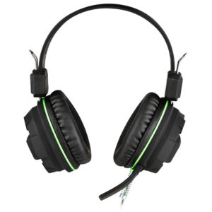 NOD G-HDS-002 GAMING HEADSET BLACK RUBBER WITH GREEN LED | eLabstore.gr NOD G-HDS-002 GAMING HEADSET BLACK RUBBER WITH GREEN LED | ΠΕΡΙΦΕΡΕΙΑΚΑ Η/Υ & LAPTOP | elabstore.gr