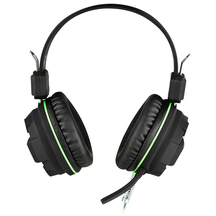 NOD G-HDS-002 GAMING HEADSET BLACK RUBBER WITH GREEN LED | eLabstore.gr NOD G-HDS-002 GAMING HEADSET BLACK RUBBER WITH GREEN LED | ΠΕΡΙΦΕΡΕΙΑΚΑ Η/Υ & LAPTOP | elabstore.gr