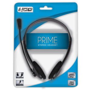 NOD PRIME HDS-005 HEADPHONES WITH MIC,BLACK | ΠΕΡΙΦΕΡΕΙΑΚΑ Η/Υ & LAPTOP | elabstore.gr