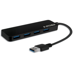 NOD METAL HUB 4.3 USB 3.0 4PORTS ALUMINUM BLACK | ΠΕΡΙΦΕΡΕΙΑΚΑ Η/Υ & LAPTOP | elabstore.gr