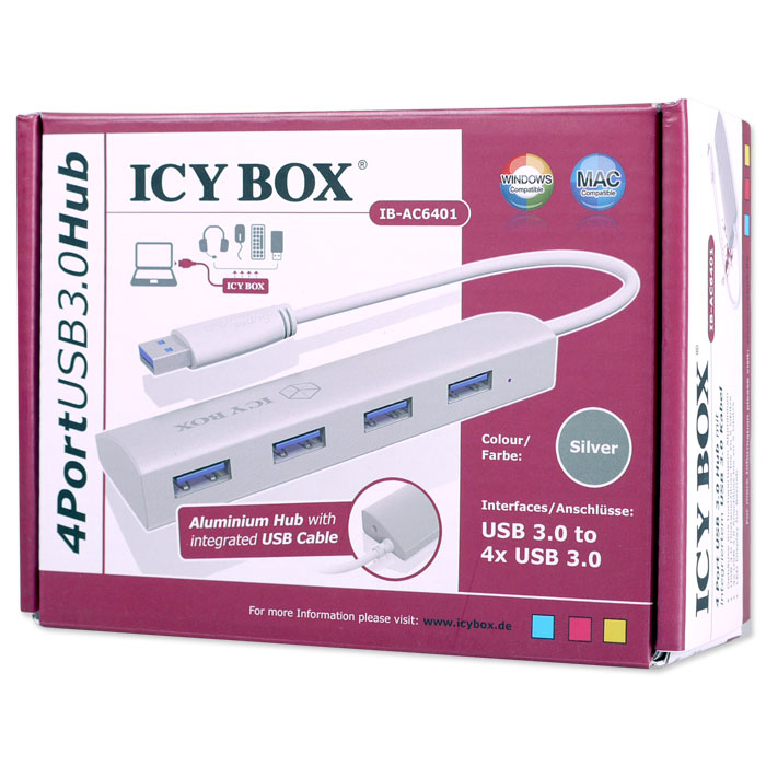 ICY BOX IB-AC6401 USB 3.0 HUB 4PORTS ALUMINIUM CASE /70412 | eLabstore.gr ICY BOX IB-AC6401 USB 3.0 HUB 4PORTS ALUMINIUM CASE /70412 | ΠΕΡΙΦΕΡΕΙΑΚΑ Η/Υ & LAPTOP | elabstore.gr