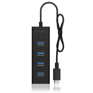 ICY BOX IB-HUB1409-C3 USB 3.0 TYPE C HUB 4PORTS TYPE A BLACK/60256 | ΠΕΡΙΦΕΡΕΙΑΚΑ Η/Υ & LAPTOP | elabstore.gr