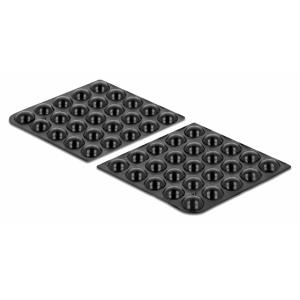 DELOCK Αυτοκόλλητη βάση προστασίας 18309, 3Μ, 10x3mm, μαύρη, 50τμχ | Αναλώσιμα - Είδη Γραφείου | elabstore.gr