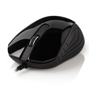 NEDIS MSWD300BK Wired Desktop Mouse 1000 dpi 3-Button Black | ΠΕΡΙΦΕΡΕΙΑΚΑ Η/Υ & LAPTOP | elabstore.gr