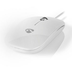 NEDIS MSWD200WT Wired Mouse 1000 DPI 3-Button White | ΠΕΡΙΦΕΡΕΙΑΚΑ Η/Υ & LAPTOP | elabstore.gr