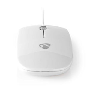 NEDIS MSWD200WT Wired Mouse 1000 DPI 3-Button White | ΠΕΡΙΦΕΡΕΙΑΚΑ Η/Υ & LAPTOP | elabstore.gr