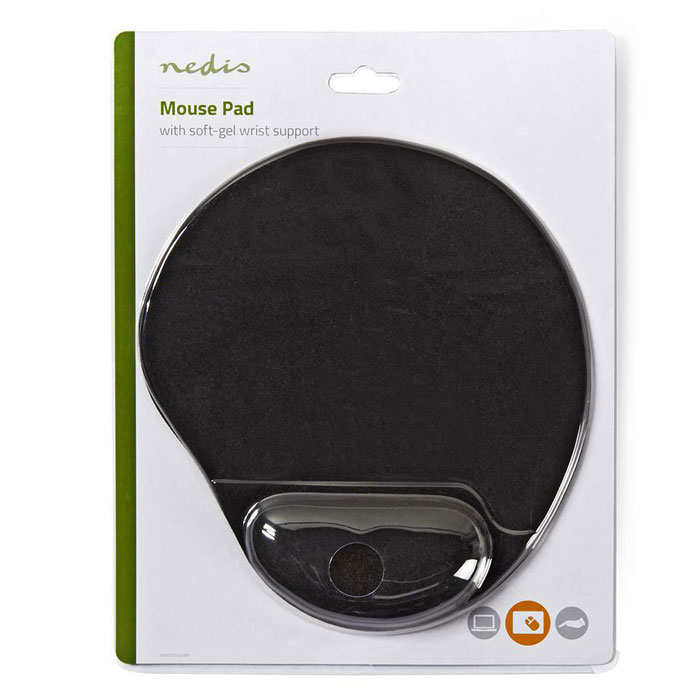 NEDIS MPADFG100BK Mouse pad Gel Black | eLabstore.gr NEDIS MPADFG100BK Mouse pad Gel Black | ΠΕΡΙΦΕΡΕΙΑΚΑ Η/Υ & LAPTOP | elabstore.gr