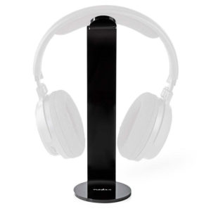NEDIS HPST100BK Headphones Stand ABS 87 x 244mm Black | ΠΕΡΙΦΕΡΕΙΑΚΑ Η/Υ & LAPTOP | elabstore.gr