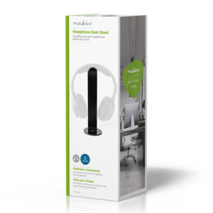 NEDIS HPST100BK Headphones Stand ABS 87 x 244mm Black | ΠΕΡΙΦΕΡΕΙΑΚΑ Η/Υ & LAPTOP | elabstore.gr