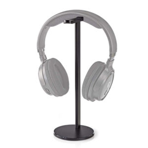 NEDIS HPST200BK Headphones Stand Aluminium Design 98 x 276mm Black | ΠΕΡΙΦΕΡΕΙΑΚΑ Η/Υ & LAPTOP | elabstore.gr