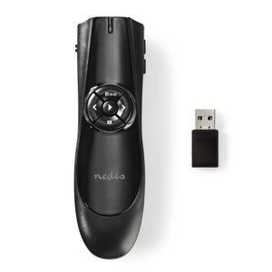 NEDIS WLPSRL101BK Laser Presenter Wireless USB 2.0 Black | ΠΕΡΙΦΕΡΕΙΑΚΑ Η/Υ & LAPTOP | elabstore.gr