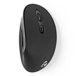 NEDIS ERGOMSWS100BK Ergonomic Wireless Mouse 1600 dpi 6-Button Black | ΠΕΡΙΦΕΡΕΙΑΚΑ Η/Υ & LAPTOP | elabstore.gr