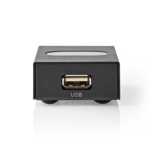 NEDIS CSWI6002BK 2-Port USB Switch Black | ΠΕΡΙΦΕΡΕΙΑΚΑ Η/Υ & LAPTOP | elabstore.gr