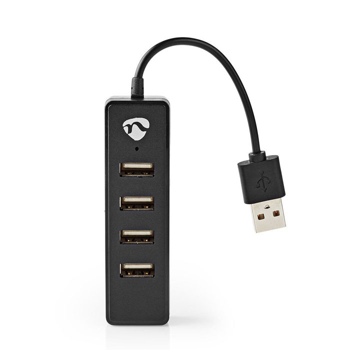 NEDIS UHUBU2420BK USB Hub 4-Port USB 2.0 Black | eLabstore.gr NEDIS UHUBU2420BK USB Hub 4-Port USB 2.0 Black | ΠΕΡΙΦΕΡΕΙΑΚΑ Η/Υ & LAPTOP | elabstore.gr