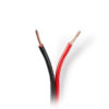 NEDIS CAGW1500BK1000 Speaker Cable 2x 1.50 mm2 100 m Wrap Black/Red | ΚΑΛΩΔΙΑ / ADAPTORS | elabstore.gr
