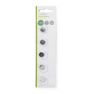 NEDIS BALCR12255BL Lithium Button Cell Battery CR1225 3 V 5 pieces Blister | ΜΠΑΤΑΡΙΕΣ / ENERGY | elabstore.gr