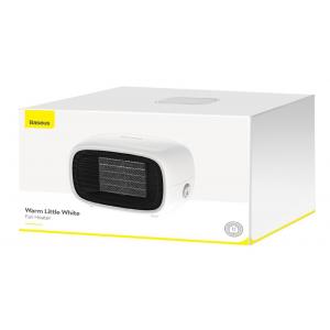 BASEUS mini αερόθερμο με ανεμιστήρα ACNXB-A02, 500W, λευκό | Οικιακές & Προσωπικές Συσκευές | elabstore.gr