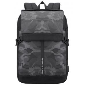 ARCTIC HUNTER τσάντα πλάτης B00352-BK με θήκη laptop, USB, μαύρη | Οικιακές & Προσωπικές Συσκευές | elabstore.gr