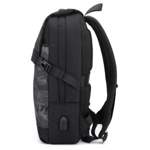 ARCTIC HUNTER τσάντα πλάτης B00352-BK με θήκη laptop, USB, μαύρη | Οικιακές & Προσωπικές Συσκευές | elabstore.gr