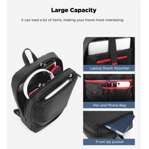 ARCTIC HUNTER τσάντα πλάτης B00360-BK με θήκη laptop, USB, μαύρη | Οικιακές & Προσωπικές Συσκευές | elabstore.gr