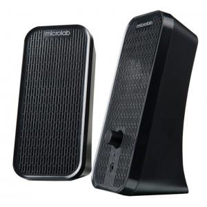 MICROLAB ηχεία B55, 2.0ch, 4W RMS, 3.5mm, μαύρα | eLabstore.gr MICROLAB ηχεία B55, 2.0ch, 4W RMS, 3.5mm, μαύρα | Συνοδευτικά PC | elabstore.gr