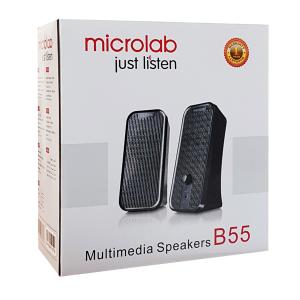 MICROLAB ηχεία B55, 2.0ch, 4W RMS, 3.5mm, μαύρα | eLabstore.gr MICROLAB ηχεία B55, 2.0ch, 4W RMS, 3.5mm, μαύρα | Συνοδευτικά PC | elabstore.gr