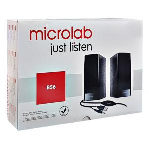 MICROLAB ηχεία B56, 2.0ch, 3W RMS, 3.5mm, με remote control, μαύρα | eLabstore.gr MICROLAB ηχεία B56, 2.0ch, 3W RMS, 3.5mm, με remote control, μαύρα | Συνοδευτικά PC | elabstore.gr