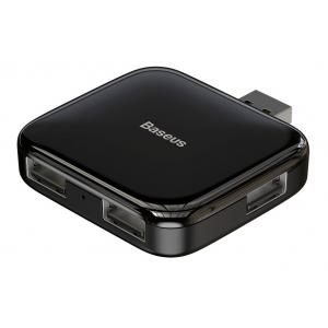 BASEUS USB hub CAHUB-CW01, 4x USB 2.0, 480mbps, μαύρο | Συνοδευτικά PC | elabstore.gr