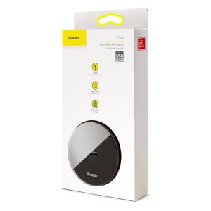 BASEUS USB hub CAHUB-U01 USB 3.0, 1x USB 3.0, 3x USB 2.0, 1m, μαύρο | Συνοδευτικά PC | elabstore.gr