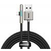 BASEUS καλώδιο USB σε Type-C CAT7C-C01, LED, 4A 40W, 2m, μαύρο | Αξεσουάρ κινητών | elabstore.gr