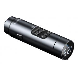 BASEUS FM transmitter και φορτιστής CCNLZ-0G, 3.1A, 2x USB, μαύρο | Gadgets | elabstore.gr