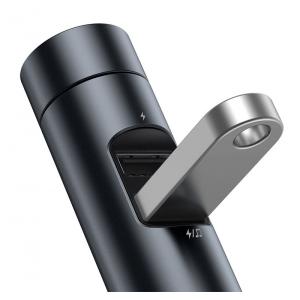 BASEUS FM transmitter και φορτιστής CCNLZ-0G, 3.1A, 2x USB, μαύρο | Gadgets | elabstore.gr