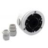 LONGSE Μεταλλική βάση στήριξης καμερών Dome και Bullet CCTV-B004, λευκή | Κλειστό Κύκλωμα CCTV | elabstore.gr