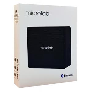 MICROLAB Φορητό ηχείο D15, bluetooth/3.5mm/SD Card, 3W RMS, μαύρο | Εικόνα & Ήχος | elabstore.gr