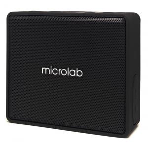 MICROLAB Φορητό ηχείο D15, bluetooth/3.5mm/SD Card, 3W RMS, μαύρο | Εικόνα & Ήχος | elabstore.gr